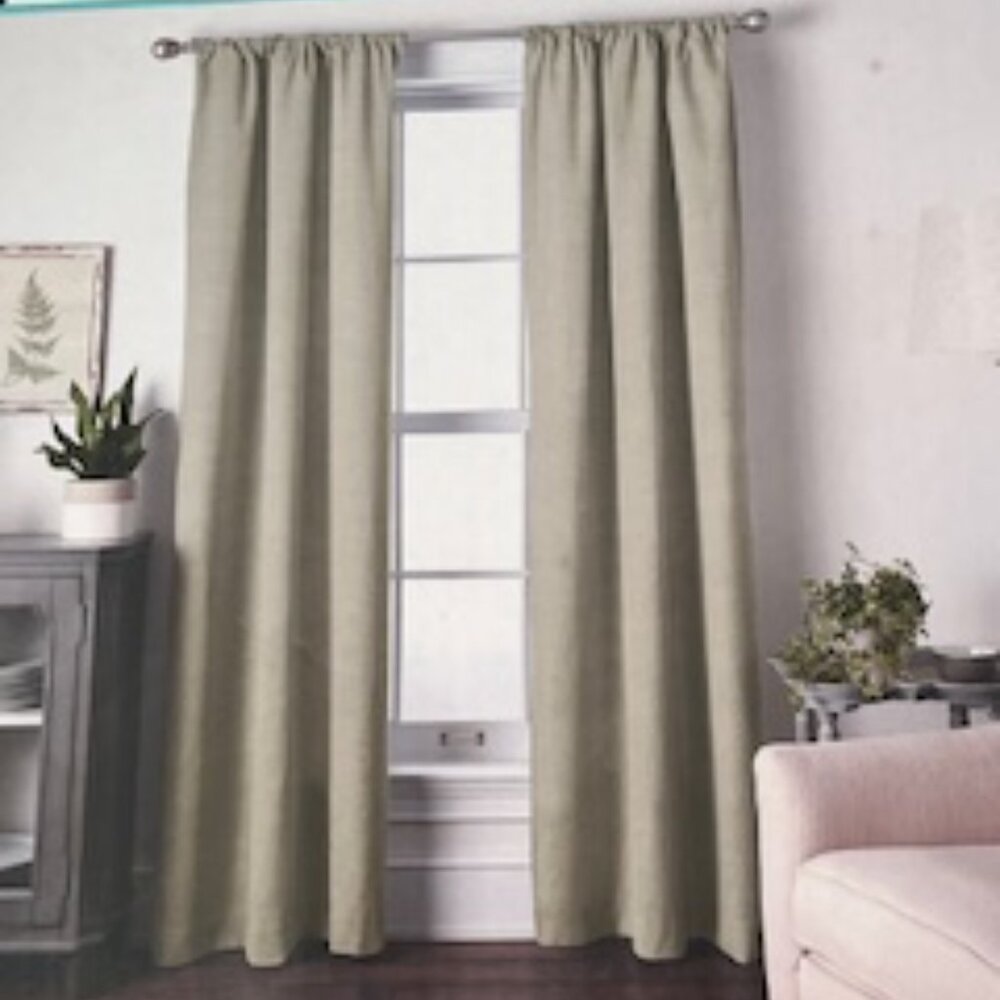 NEW Martha Stewart Concord 84”‎ Rod Pocket 2 Panels 84” NWT